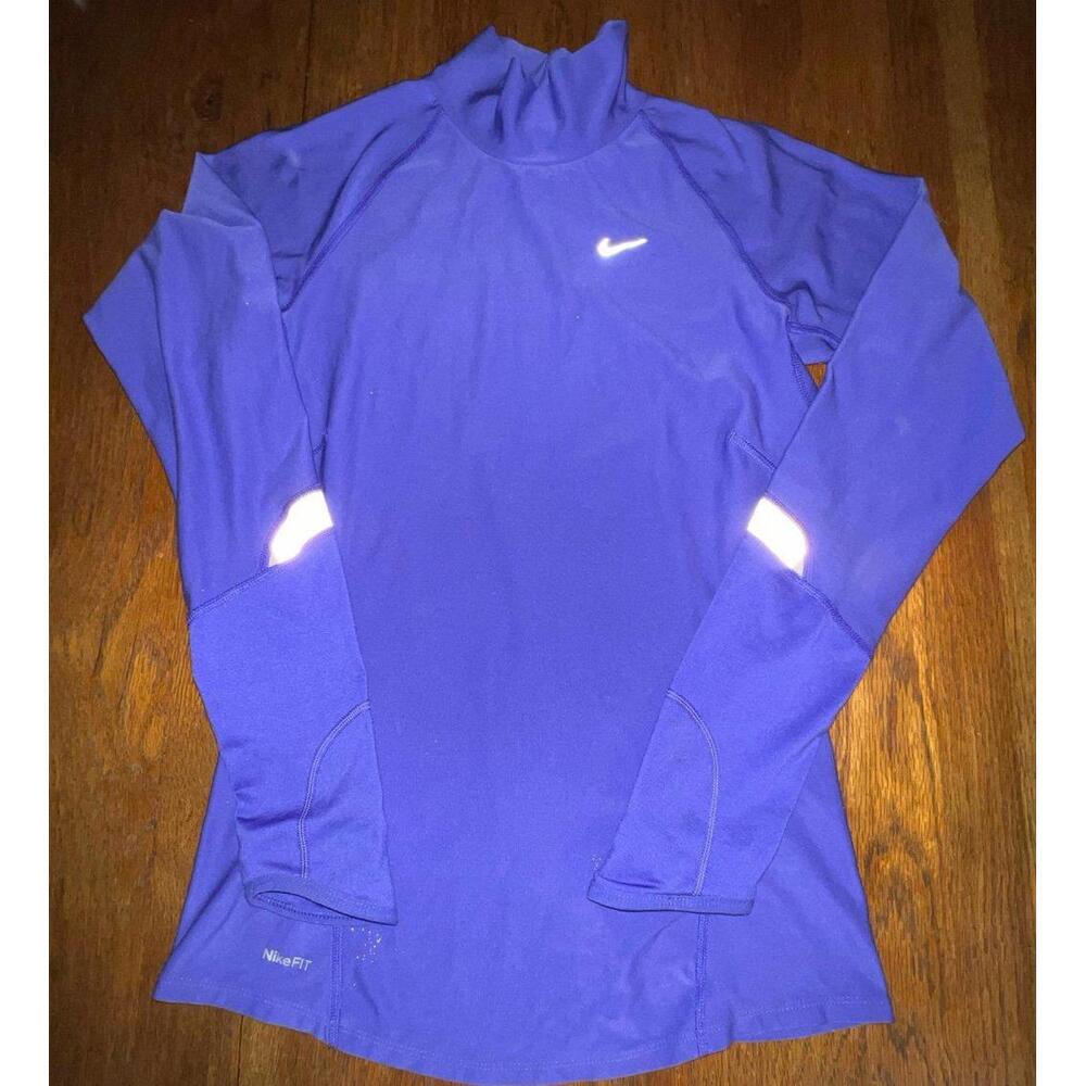 Nike Women’s Nikefit Performance Indigo Shirt‎ Size Small